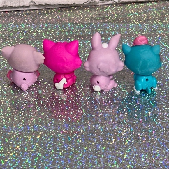 BLIP MINIATURE TIC TAC TOY 2" FIGURES Lot of 4 - Picture 2 of 8